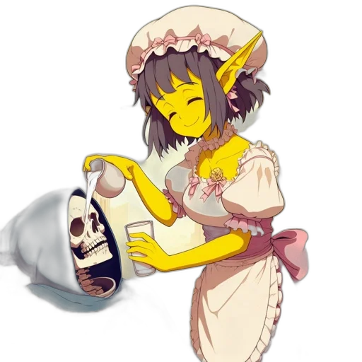 dress, staff, mask, hat, pixel art, concept art, anime, fantasy art transparent PNG cut-out