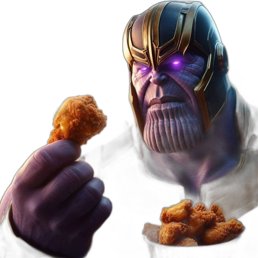 food, weapon, animal, concept art, comic book art, 3d render, fantasy art, thanos transparent PNG cut-out