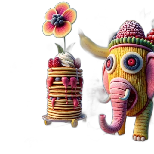 concept art, 3d render, fantasy art, photorealistic, image, features, playful, array transparent PNG cut-out