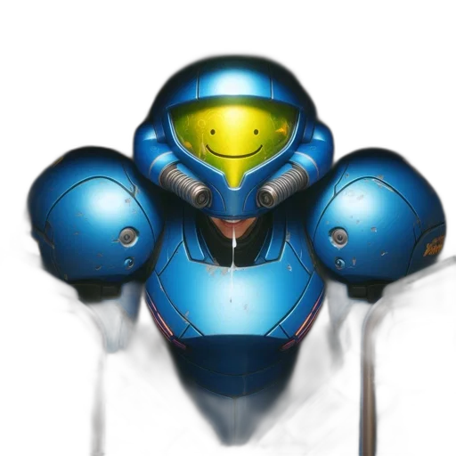 robot, mask, face, jacket, 3d render, concept art, photorealistic, pixel art transparent PNG cut-out