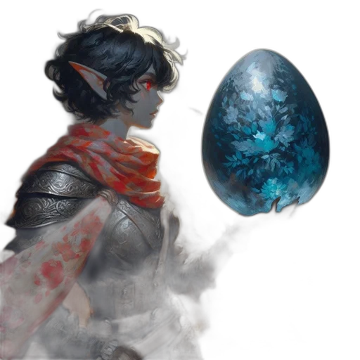 sword, mask, dragon, crown, fantasy art, concept art, comic book art, watercolor transparent PNG cut-out