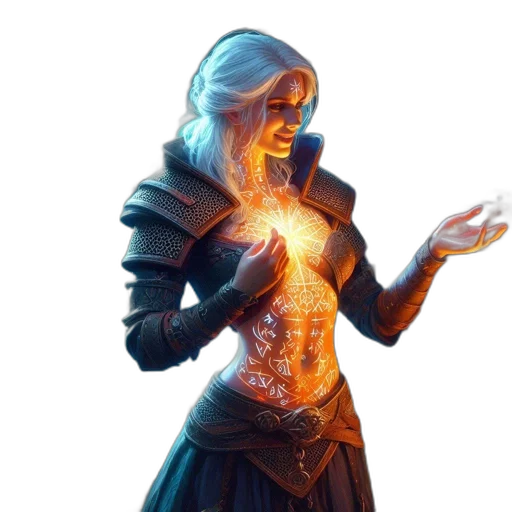 staff, mask, concept art, fantasy art, 3d render, comic book art, fire, golden transparent PNG cut-out