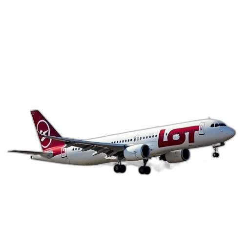 staff, 3d render, white, red, passenger, jet, logo, lot transparent PNG cut-out