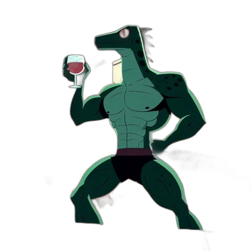 dragon, creature, animal, bottle, concept art, cartoon, pixel art, comic book art transparent PNG cut-out