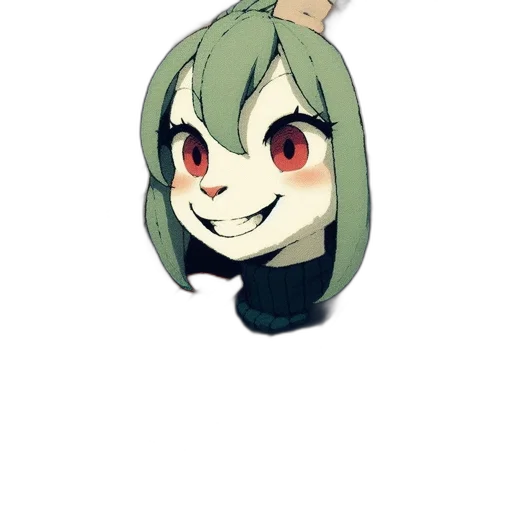 mask, creature, face, staff, anime, cartoon, pixel art, watercolor transparent PNG cut-out