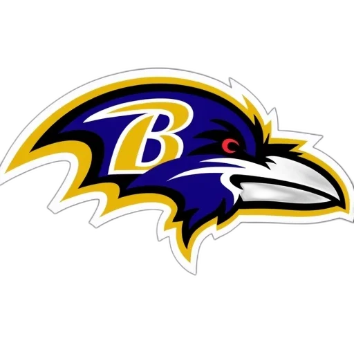 staff, baltimore, ravens, logo, decal transparent PNG cut-out