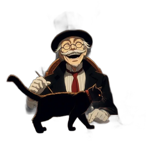 staff, hat, animal, creature, concept art, cartoon, pixel art, fantasy art transparent PNG cut-out