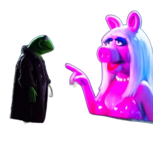 creature, animal, mask, dragon, concept art, 3d render, vaporwave, cartoon transparent PNG cut-out