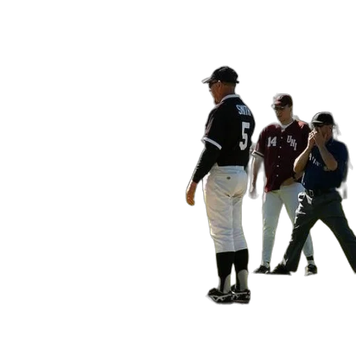 staff, baseball, player, black transparent PNG cut-out