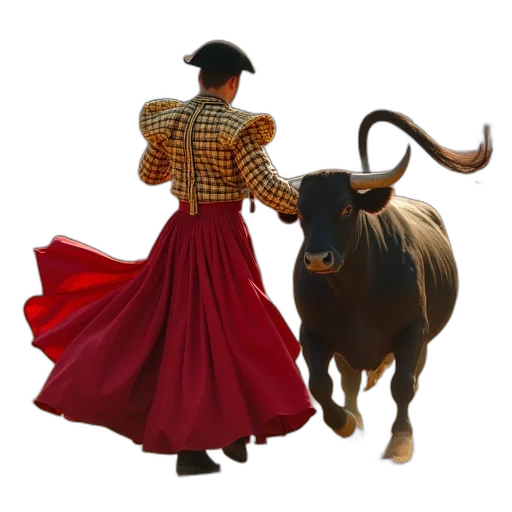 animal, dress, concept art, 3d render transparent PNG cut-out