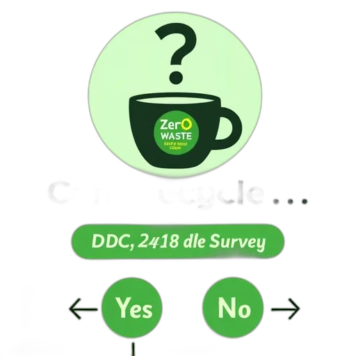 3d render, green, poster, background, featuring, coffee, cup, icon transparent PNG cut-out
