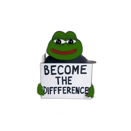 face, aged, abandoned, room, contains, pepe, frog, meme transparent PNG cut-out