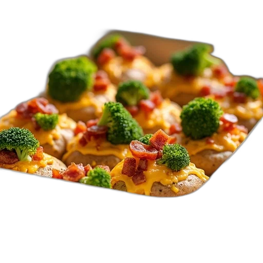 food, crown, 3d render, close-up, view, baking, dish, filled transparent PNG cut-out
