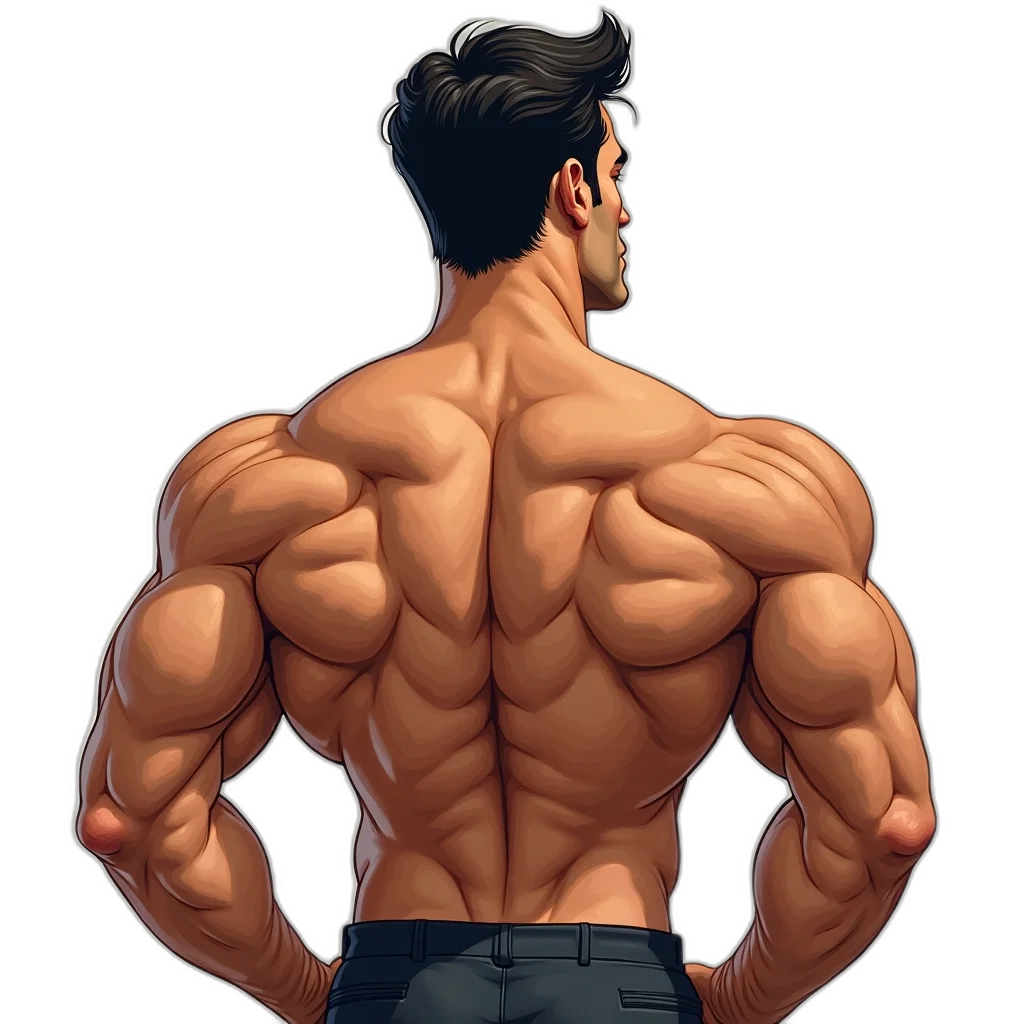 jacket, 3d render, concept art, photorealistic, cartoon, stylized, illustration, muscular transparent PNG cut-out