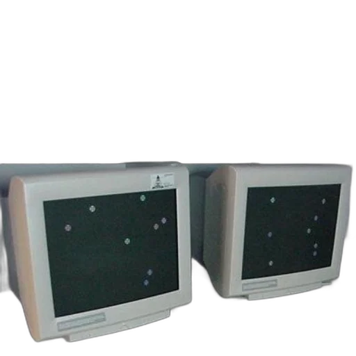 furniture, robot, 3d render, vaporwave, outer space, two, old, crt transparent PNG cut-out