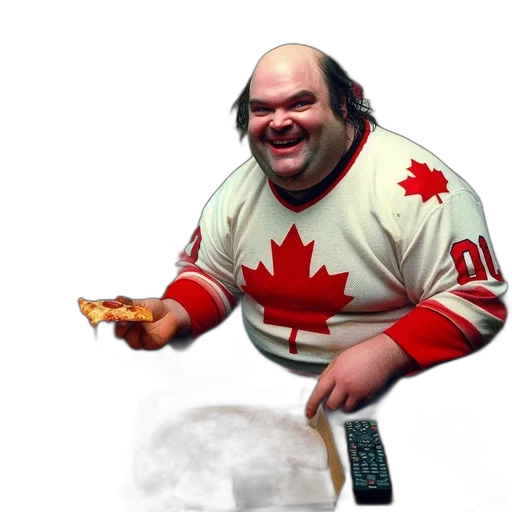food, jacket, creature, animal, concept art, cartoon, man, canadian transparent PNG cut-out