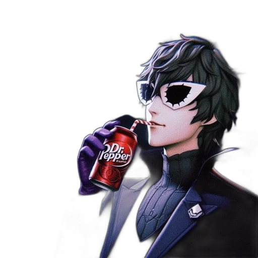 robot, bottle, jacket, food, vaporwave, anime, concept art, pixel art transparent PNG cut-out