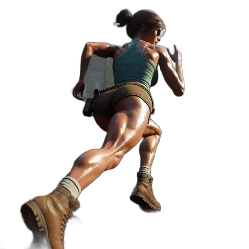 weapon, staff, shoes, concept art, 3d render, pixel art, comic book art, earth tones transparent PNG cut-out