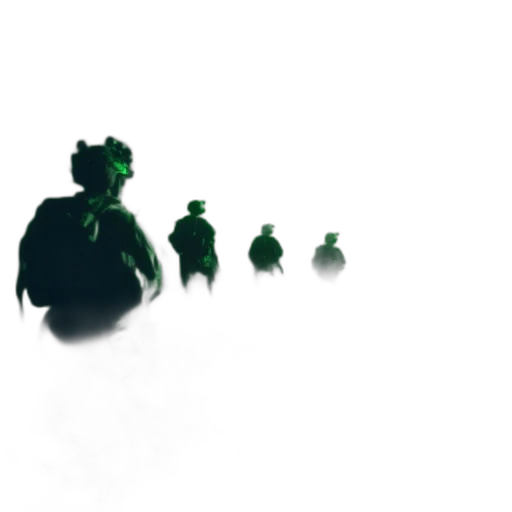 robot, staff, concept art, 3d render, pixel art, comic book art, fog, outer space transparent PNG cut-out