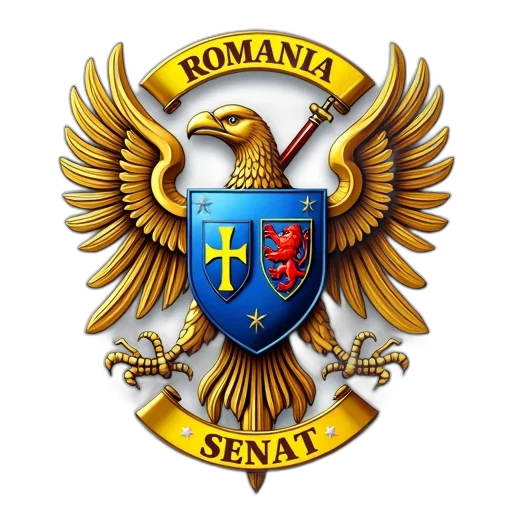 crown, image, features, coat, arms, blue, shield, center transparent PNG cut-out