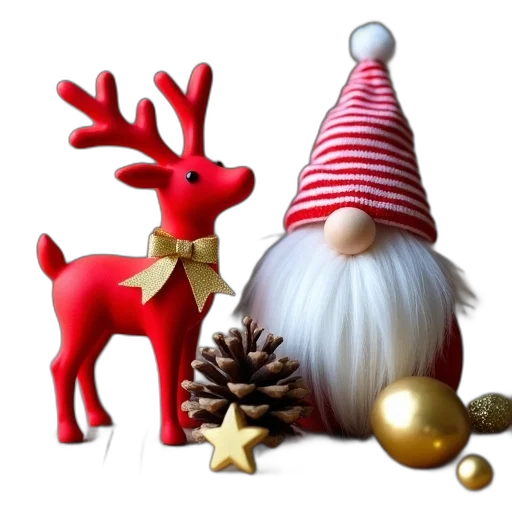 3d render, photorealistic, concept art, festive, holiday, scene, featuring, red transparent PNG cut-out