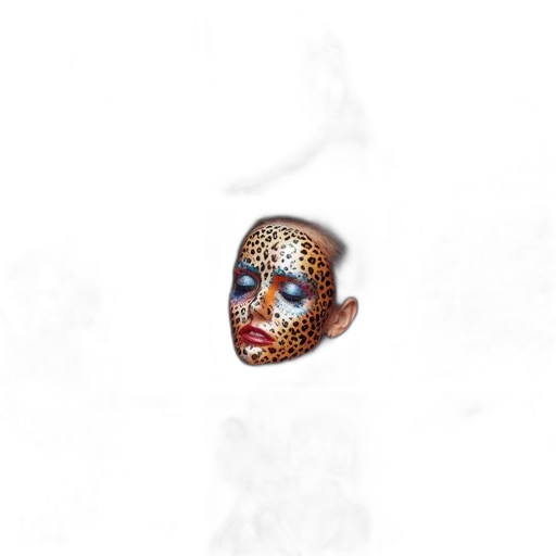 mask, jewelry, face, crown, 3d render, concept art, photorealistic, pixel art transparent PNG cut-out