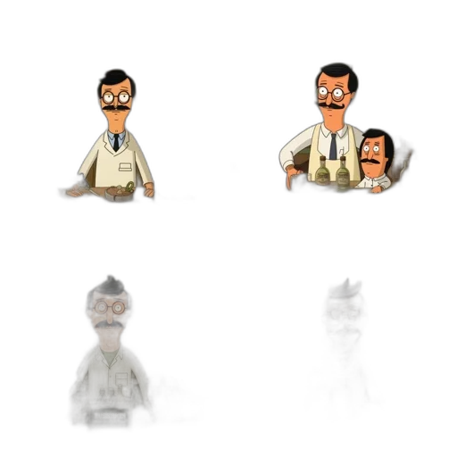 staff, robot, creature, pixel art, concept art, 3d render, cartoon, earth tones transparent PNG cut-out