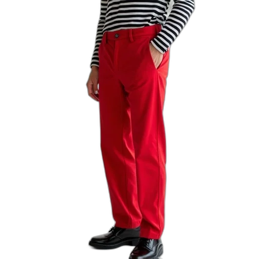 jacket, staff, red, monochrome, person, wearing, striped, shirt transparent PNG cut-out
