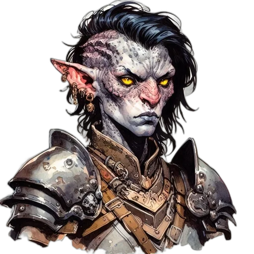 face, staff, dragon, fantasy art transparent PNG cut-out