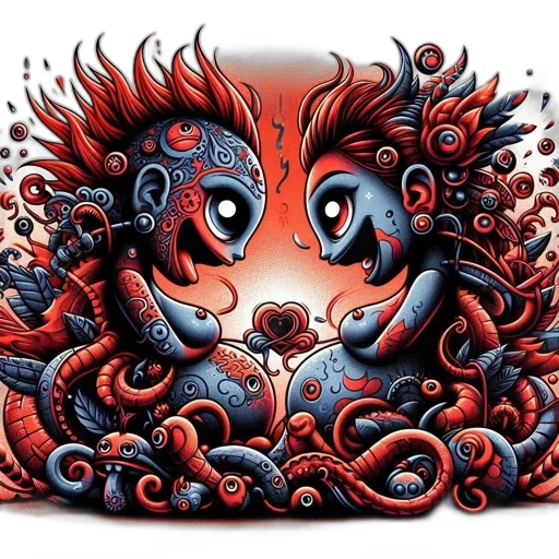 dragon, mask, creature, concept art, comic book art, fantasy art, cartoon, fire transparent PNG cut-out
