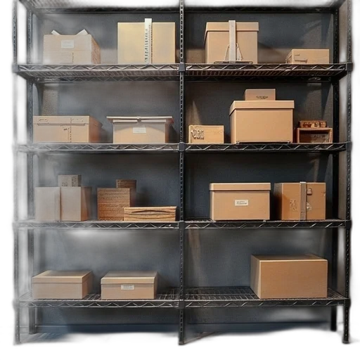 furniture, 3d render, industrial, shelving, racking, unit, wire, decking transparent PNG cut-out