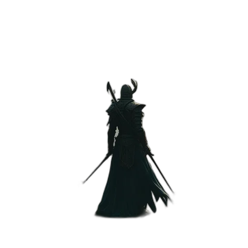 dress, staff, sword, weapon, concept art, fantasy art, pixel art, 3d render transparent PNG cut-out
