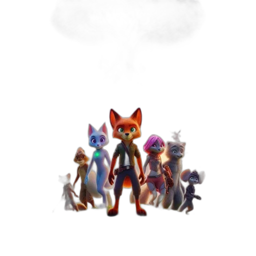 staff, animal, concept art, pixel art, fantasy art, 3d render, fog, fire transparent PNG cut-out