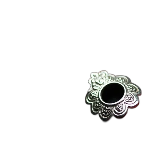 jewelry, flower, crown, staff, 3d render, monochrome, dark, earth tones transparent PNG cut-out