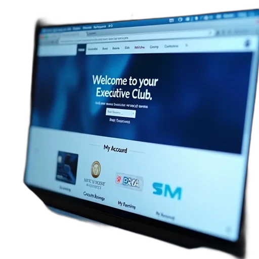staff, computer, screen, displaying, website, blue, white, color transparent PNG cut-out