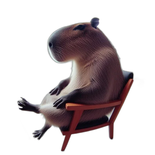 animal, furniture, staff, creature, photorealistic, 3d render, concept art, indoors transparent PNG cut-out
