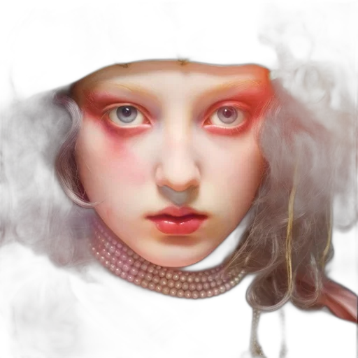 face, mask, jewelry, hat, photorealistic, fantasy art, concept art, oil painting transparent PNG cut-out