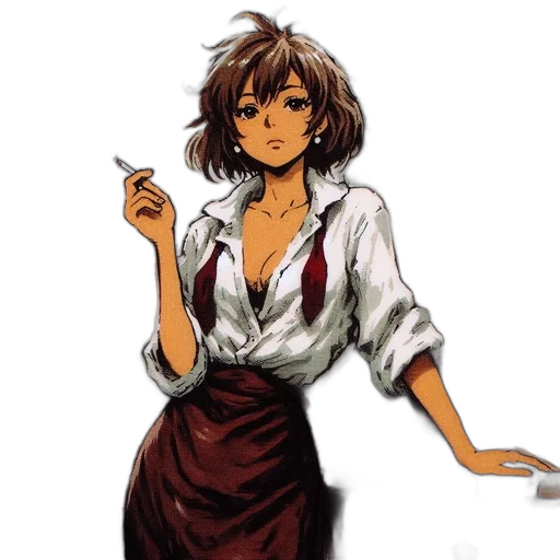 dress, staff, concept art, anime, pixel art, comic book art, monochrome, earth tones transparent PNG cut-out
