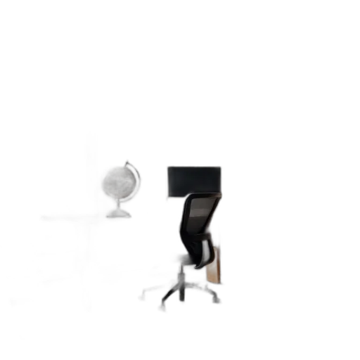 furniture, staff, robot, shoes, 3d render, concept art, photorealistic, outer space transparent PNG cut-out