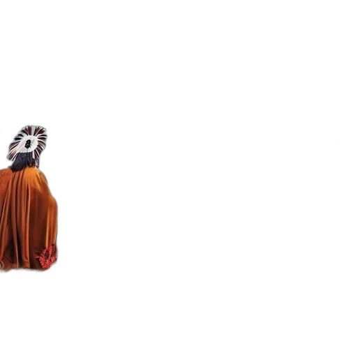 dress, jacket, hair, mask, 3d render, concept art, outer space, fire transparent PNG cut-out