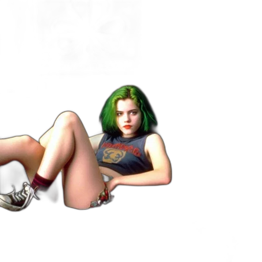 comic book art, pixel art, concept art, photorealistic, outer space, green, inside, cozy transparent PNG cut-out