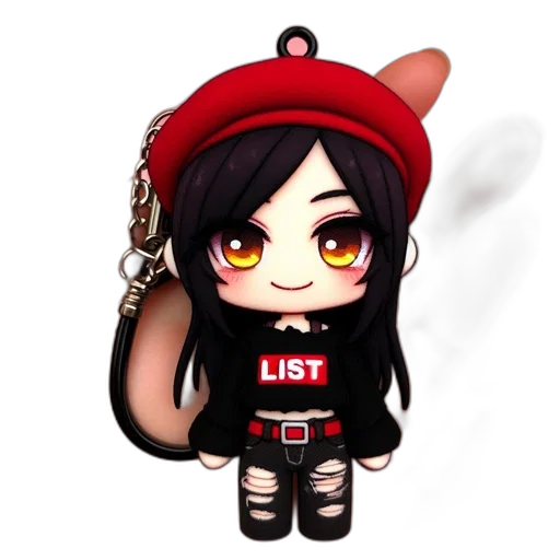 staff, hat, pixel art, cartoon, anime, concept art, red, hand transparent PNG cut-out
