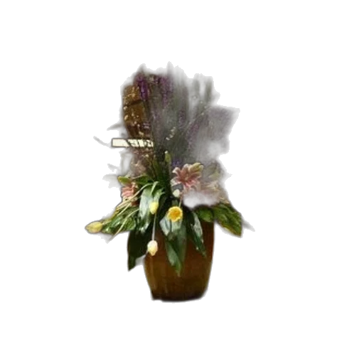 flower, crown, jewelry, bottle, photorealistic, 3d render, oil painting, concept art transparent PNG cut-out