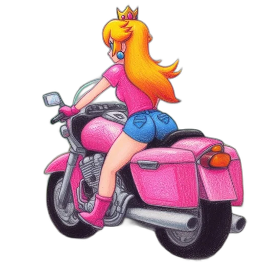 crown, dress, car, animal, cartoon, concept art, vaporwave, watercolor transparent PNG cut-out