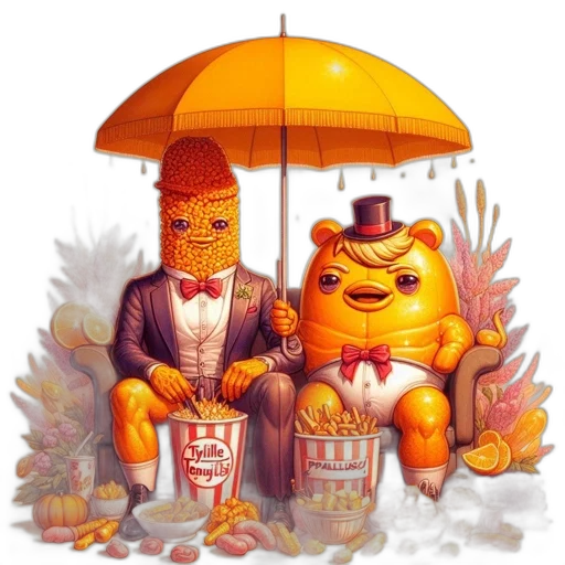 umbrella, mask, concept art, pixel art, fantasy art, photorealistic, rain, city street transparent PNG cut-out