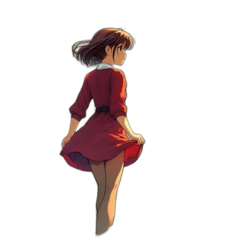 dress, jacket, concept art, pixel art, anime, watercolor, outer space, fog transparent PNG cut-out