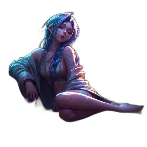 staff, dress, creature, concept art, fantasy art, pixel art, cyberpunk, neon lights transparent PNG cut-out