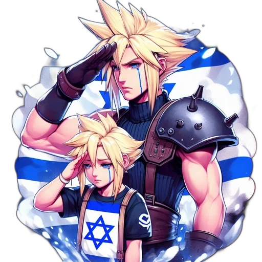 sword, weapon, pixel art, fantasy art, anime, concept art, blue, two transparent PNG cut-out