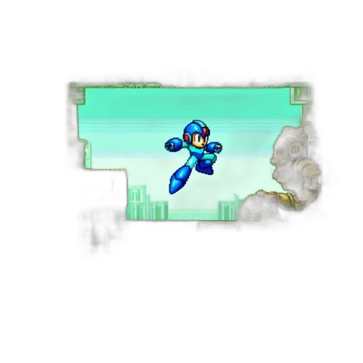 robot, creature, weapon, animal, pixel art, concept art, 3d render, vaporwave transparent PNG cut-out