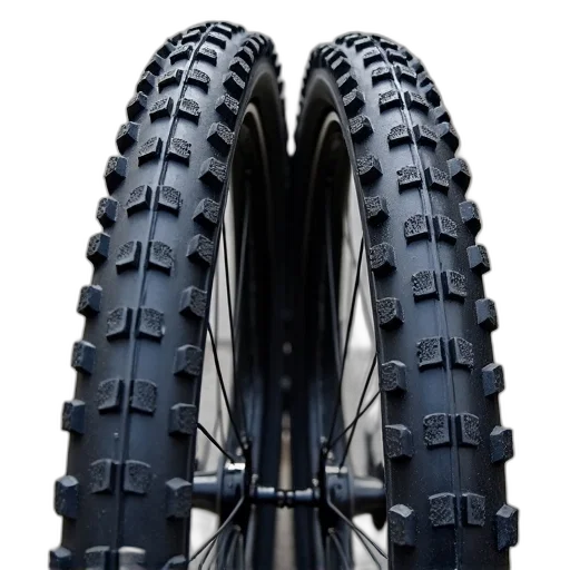 two, black, mountain, bike, tires, brand, name, piranha transparent PNG cut-out